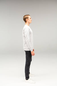 The Tall Sweatshirt - TALLFITS - Pullover für große Herren ab 200 cm Linksansicht Model